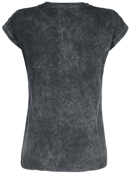 T-Shirt Manches courtes  de Rock Rebel by EMP - T-shirt avec Impirmé Crâne - S à 5XL - pour Femme - gris - Rock Rebel by EMP - View 2