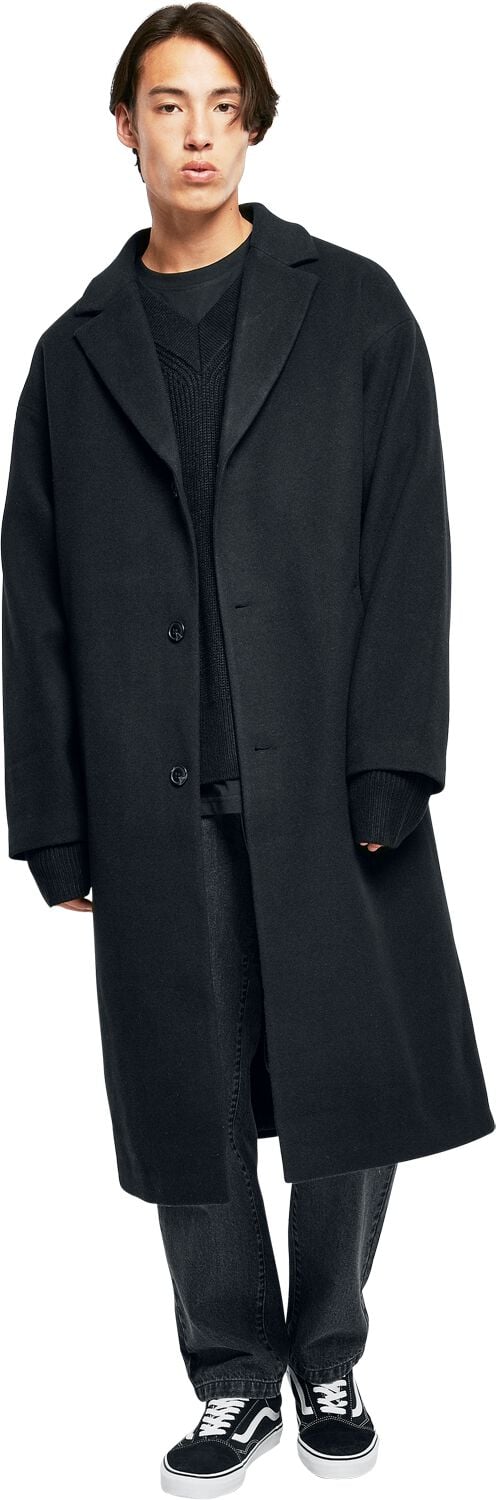 Manteaux  de Urban Classics - Manteau Long - S à XL - pour Homme - noir - Urban Classics