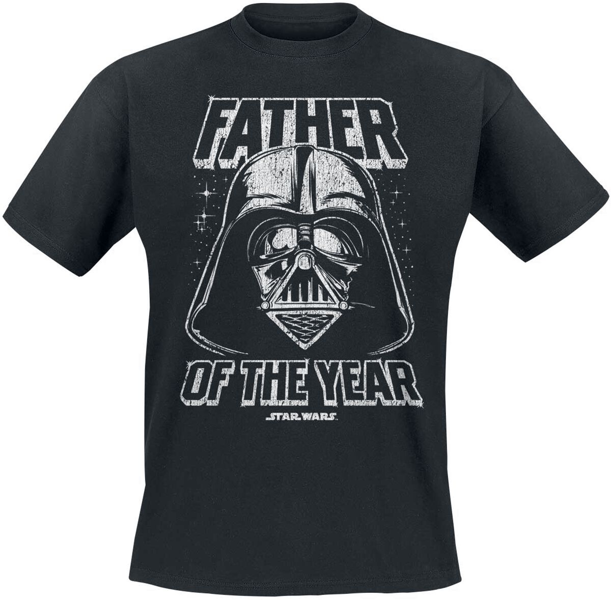 T-Shirt Manches courtes Disney de Star Wars - Darth Vader - Father Of The Year - S à 3XL - pour Homme - noir - Star Wars