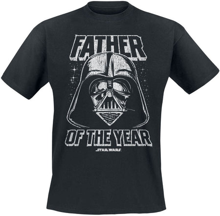 T-Shirt Manches courtes Disney de Star Wars - Darth Vader - Father Of The Year - S à 3XL - pour Homme - noir - Star Wars