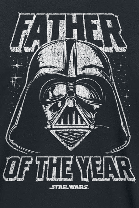 T-Shirt Manches courtes Disney de Star Wars - Darth Vader - Father Of The Year - S à 3XL - pour Homme - noir - Star Wars - View 2
