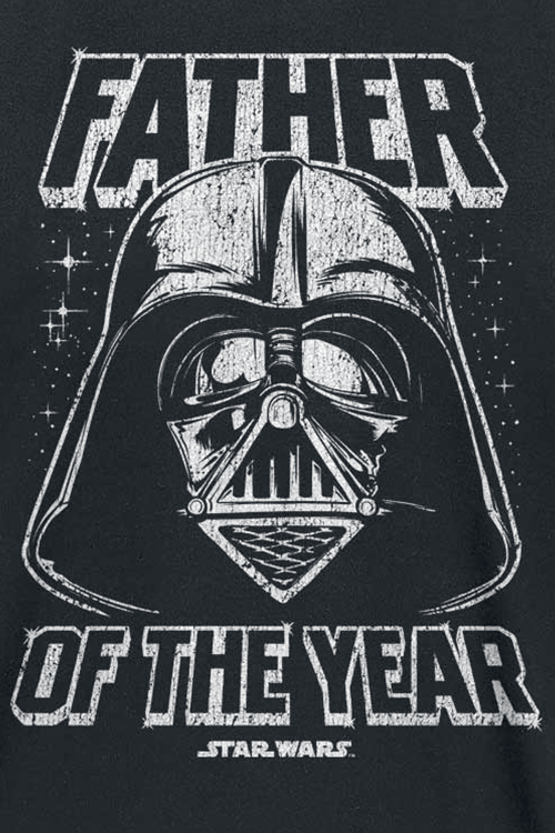 T-Shirt Manches courtes Disney de Star Wars - Darth Vader - Father Of The Year - S à 3XL - pour Homme - noir - Star Wars - View 2