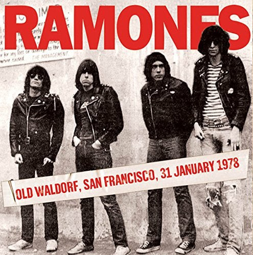 Old Waldorf, San Francisco - 31st January 1978 - Front Cover