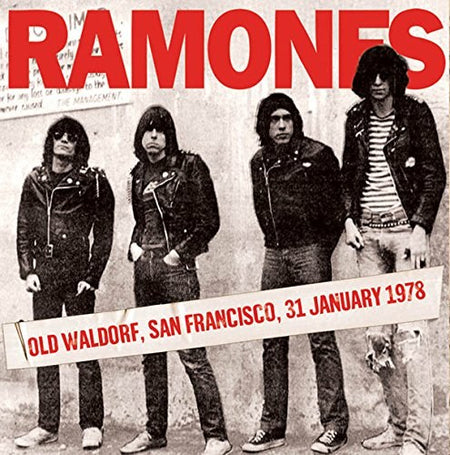 Old Waldorf, San Francisco - 31st January 1978 - Front Cover