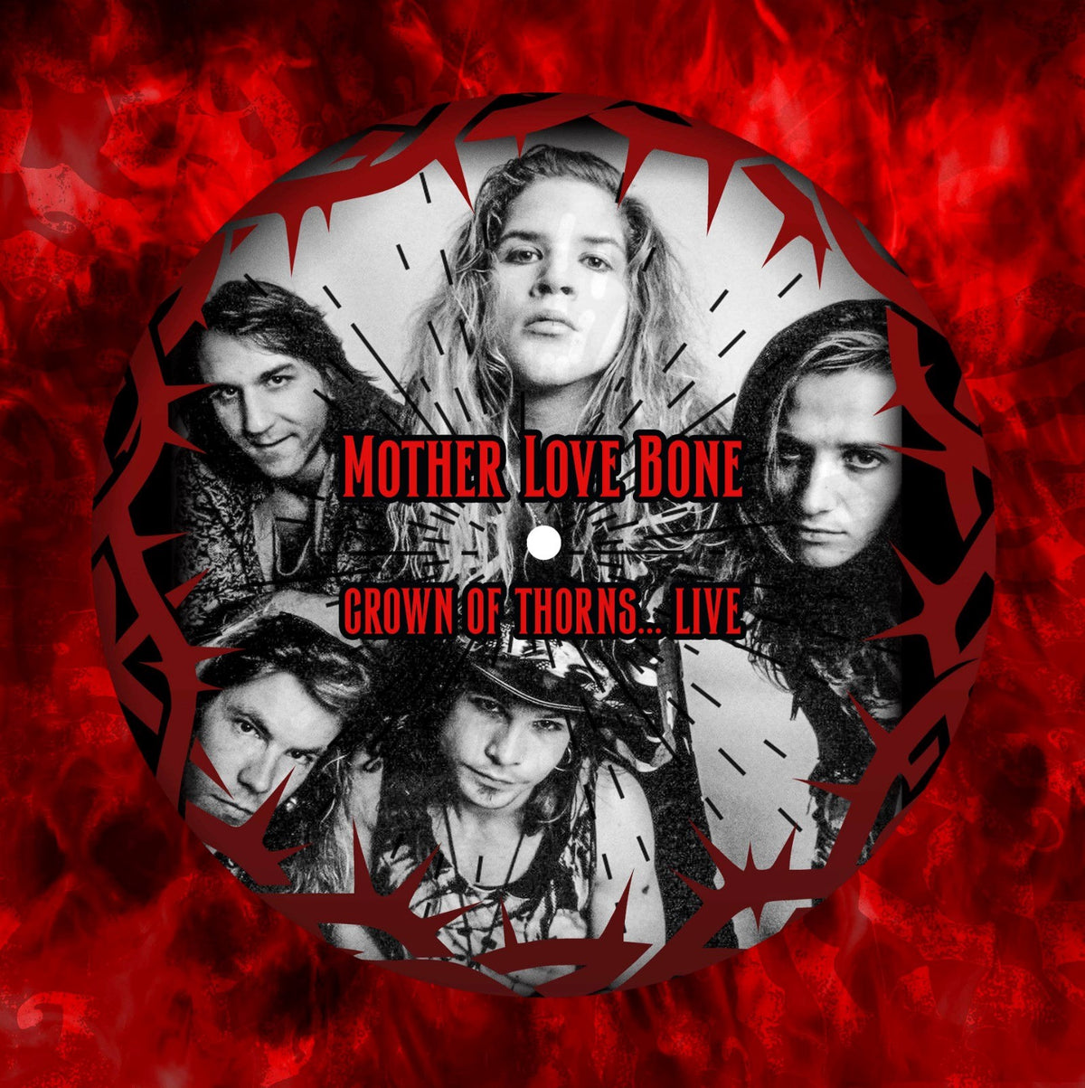 CROWN OF THORNS/LIVE DALLAS 89 - Front Cover