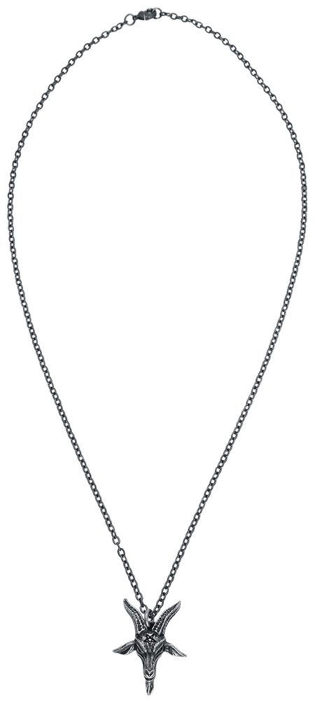 Collier Gothic de Alchemy Gothic - Pendentif Templar's Bane - pour Femme - couleur argent - Alchemy Gothic - View 2