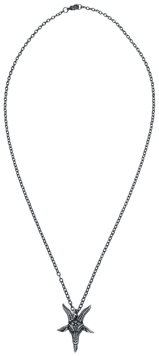 Collier Gothic de Alchemy Gothic - Pendentif Templar's Bane - pour Femme - couleur argent - Alchemy Gothic - View 2