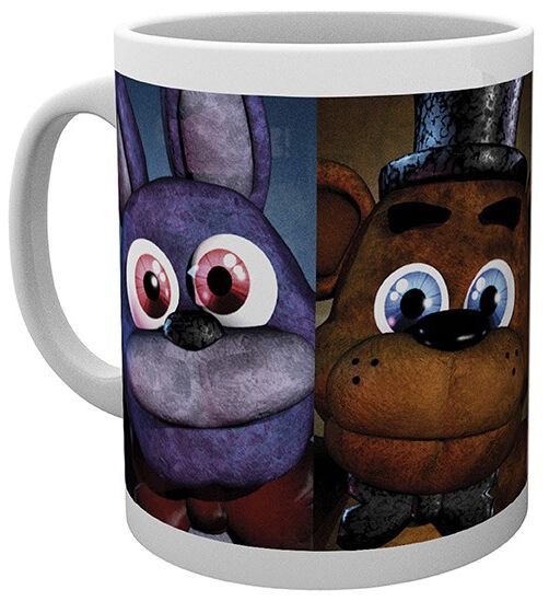 Mug Gaming de Five Nights At Freddy's - Têtes - pour Unisexe - blanc - Five Nights At Freddy's