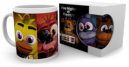 Mug Gaming de Five Nights At Freddy's - Têtes - pour Unisexe - blanc - Five Nights At Freddy's - View 2