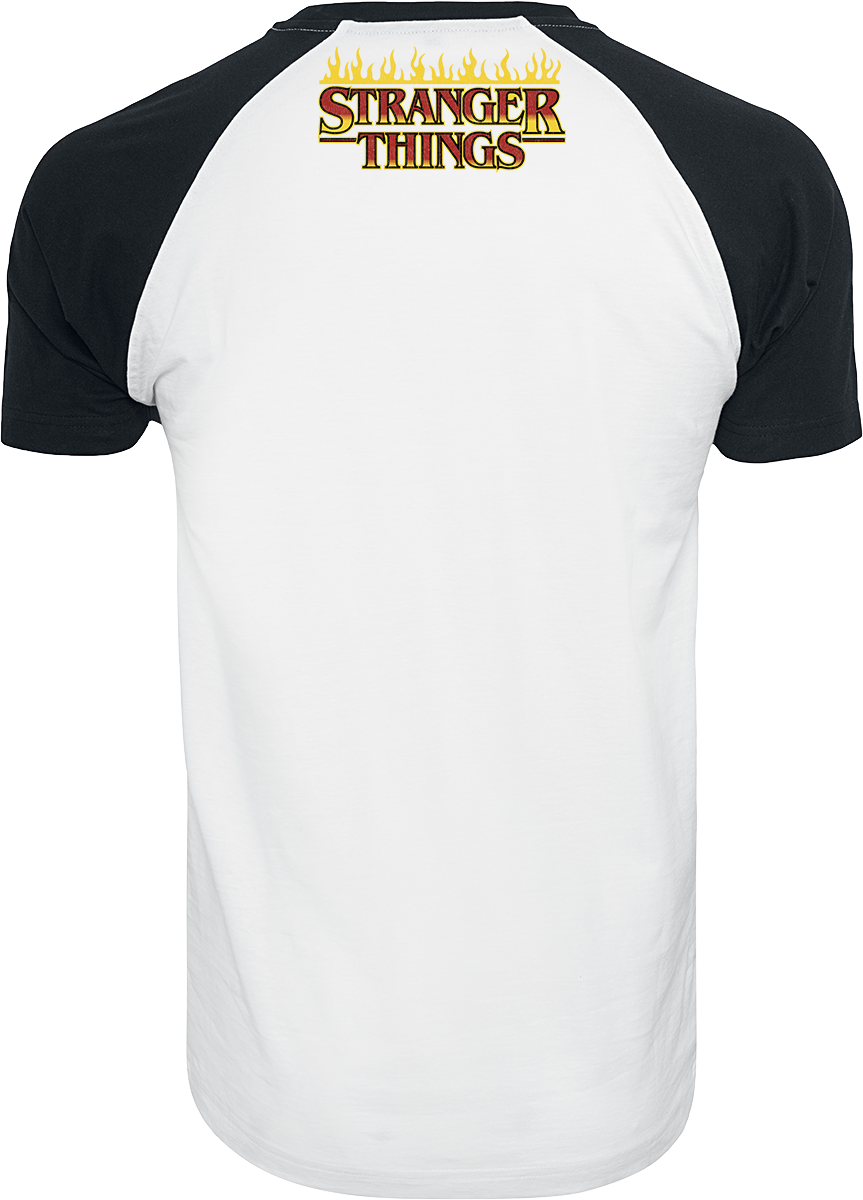 T-Shirt Manches courtes  de Stranger Things - Hellfire Club - S à L - pour Homme - blanc/noir - Stranger Things - View 2