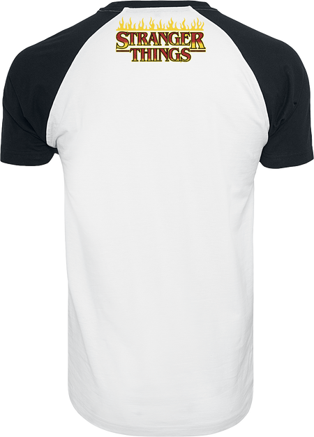 T-Shirt Manches courtes  de Stranger Things - Hellfire Club - S à L - pour Homme - blanc/noir - Stranger Things - View 2
