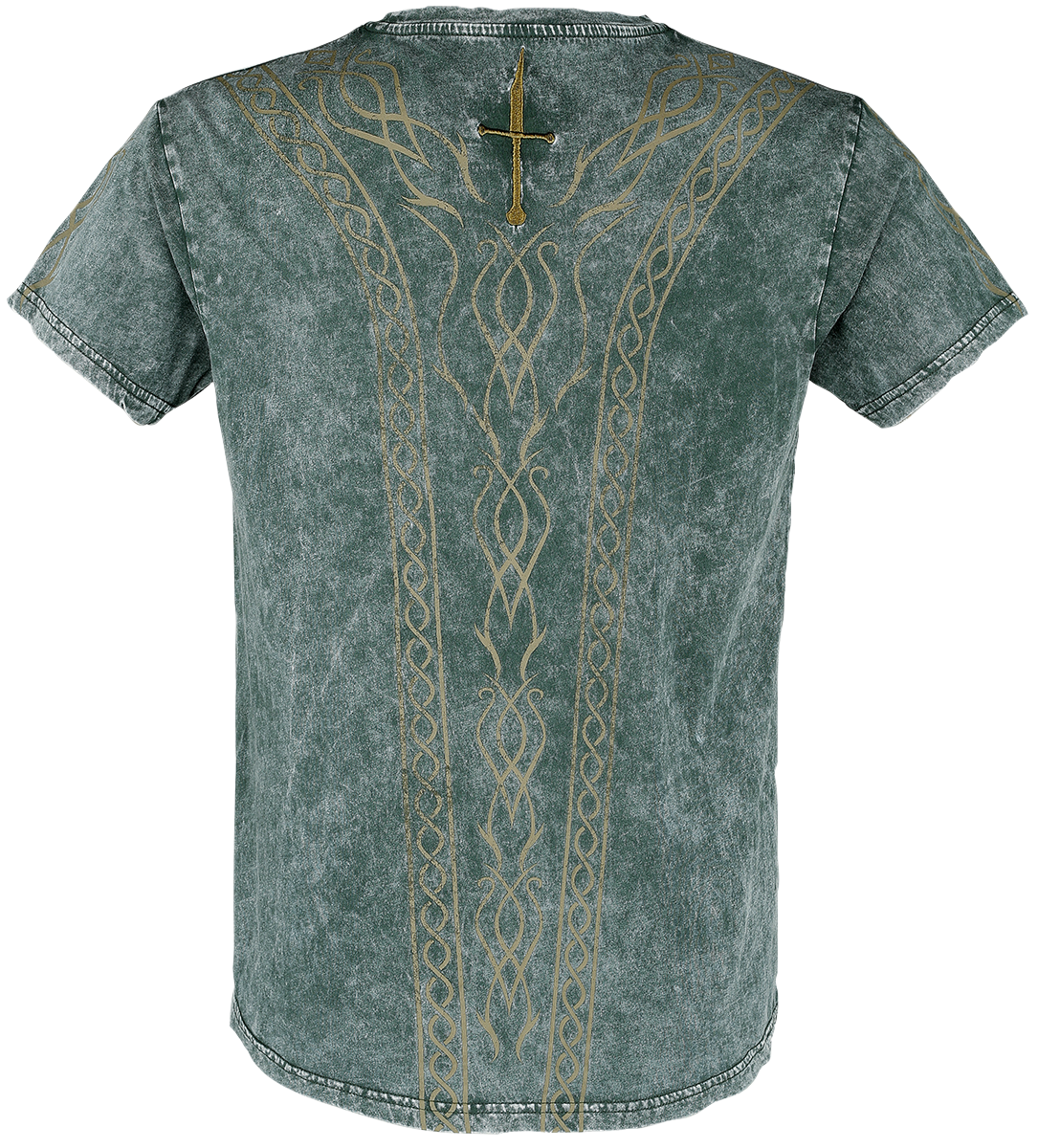 T-Shirt Manches courtes  de Le Seigneur Des Anneaux - Dunedain - S à XXL - pour Homme - vert foncé - Le Seigneur Des Anneaux - View 2