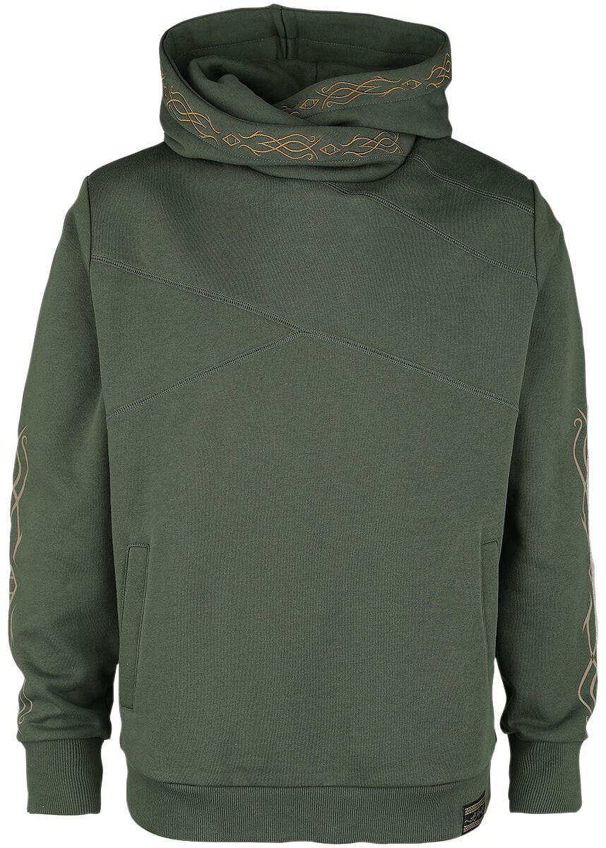 Sweat-shirt à capuche  de Le Seigneur Des Anneaux - Dunedain - S à 3XL - pour Homme - vert foncé - Le Seigneur Des Anneaux