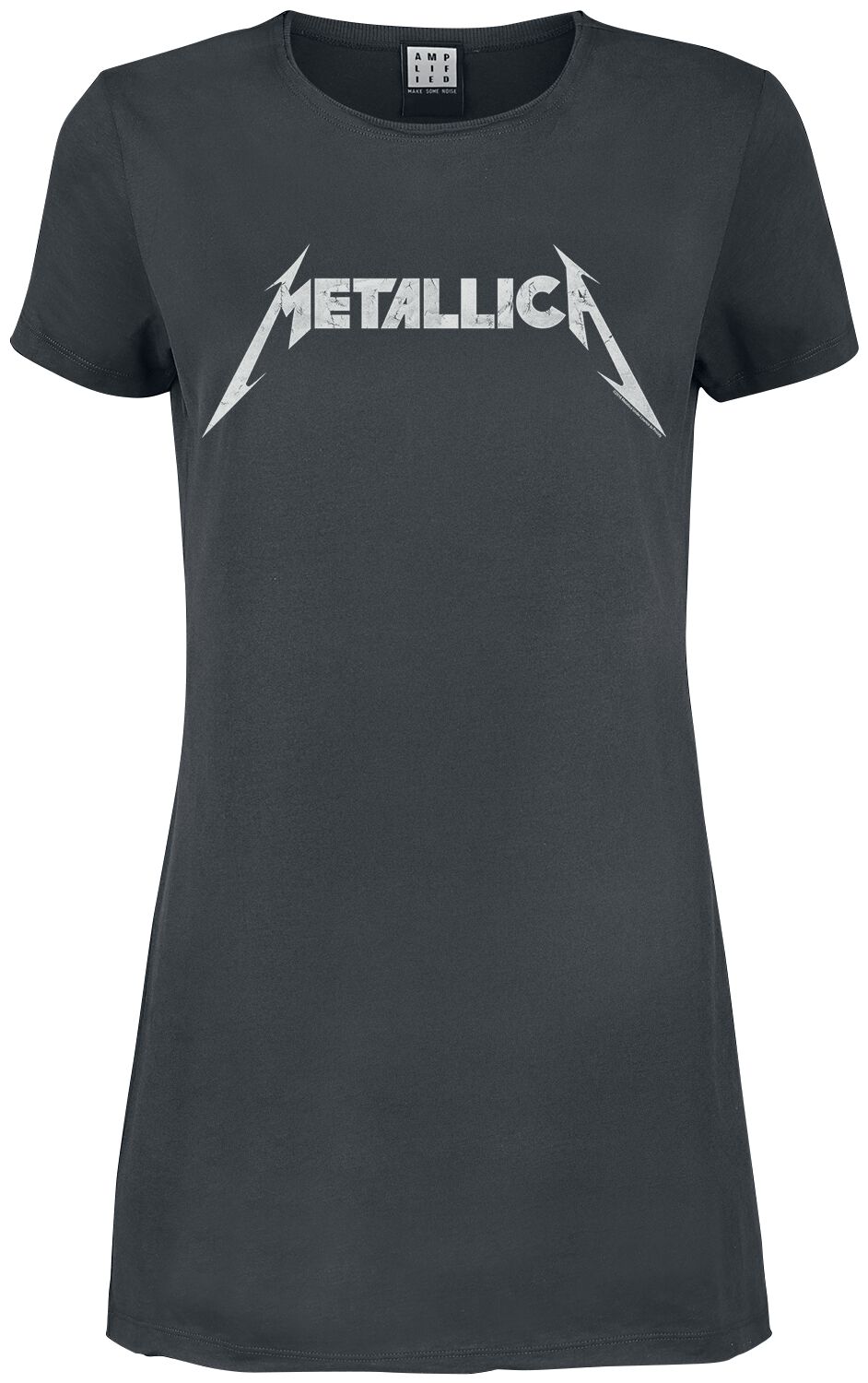 Robe courte  de Metallica - Amplified Collection - Logo - S à XXL - pour Femme - anthracite - metallica