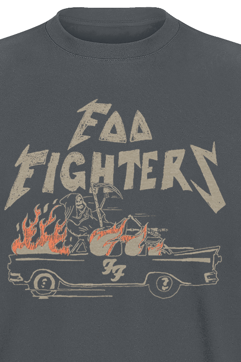 T-Shirt Manches courtes  de Foo Fighters - Joyride - S à 3XL - pour Homme - anthracite - Foo Fighters - View 2
