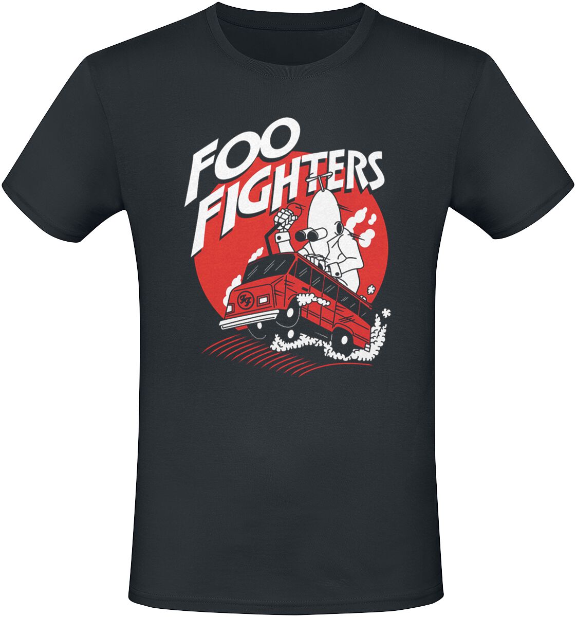 T-Shirt Manches courtes  de Foo Fighters - XL à XXL - pour Homme - noir - Foo Fighters