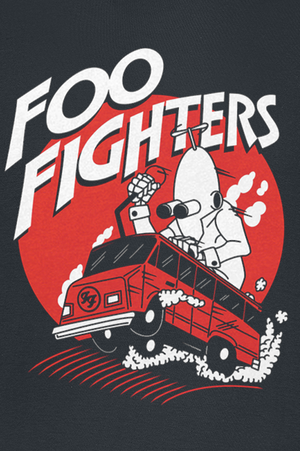 T-Shirt Manches courtes  de Foo Fighters - XL à XXL - pour Homme - noir - Foo Fighters - View 2