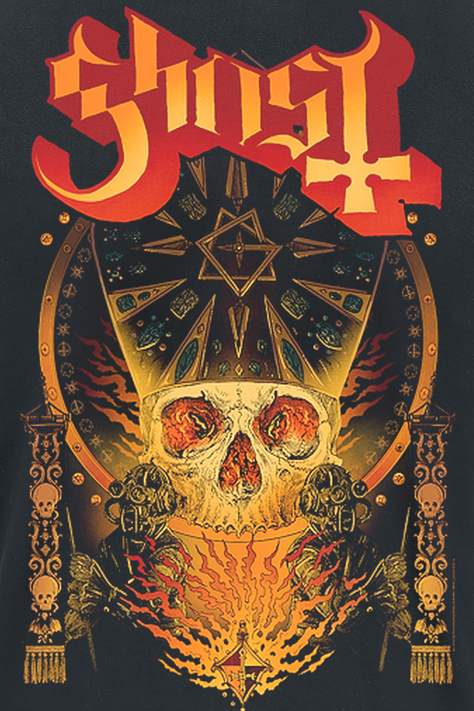 T-Shirt Manches courtes  de Ghost - Papa Flames - S à 4XL - pour Homme - noir - Ghost - View 2