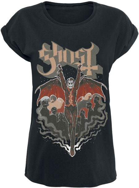 T-Shirt Manches courtes  de Ghost - Theatrical - S à 4XL - pour Femme - noir - Ghost