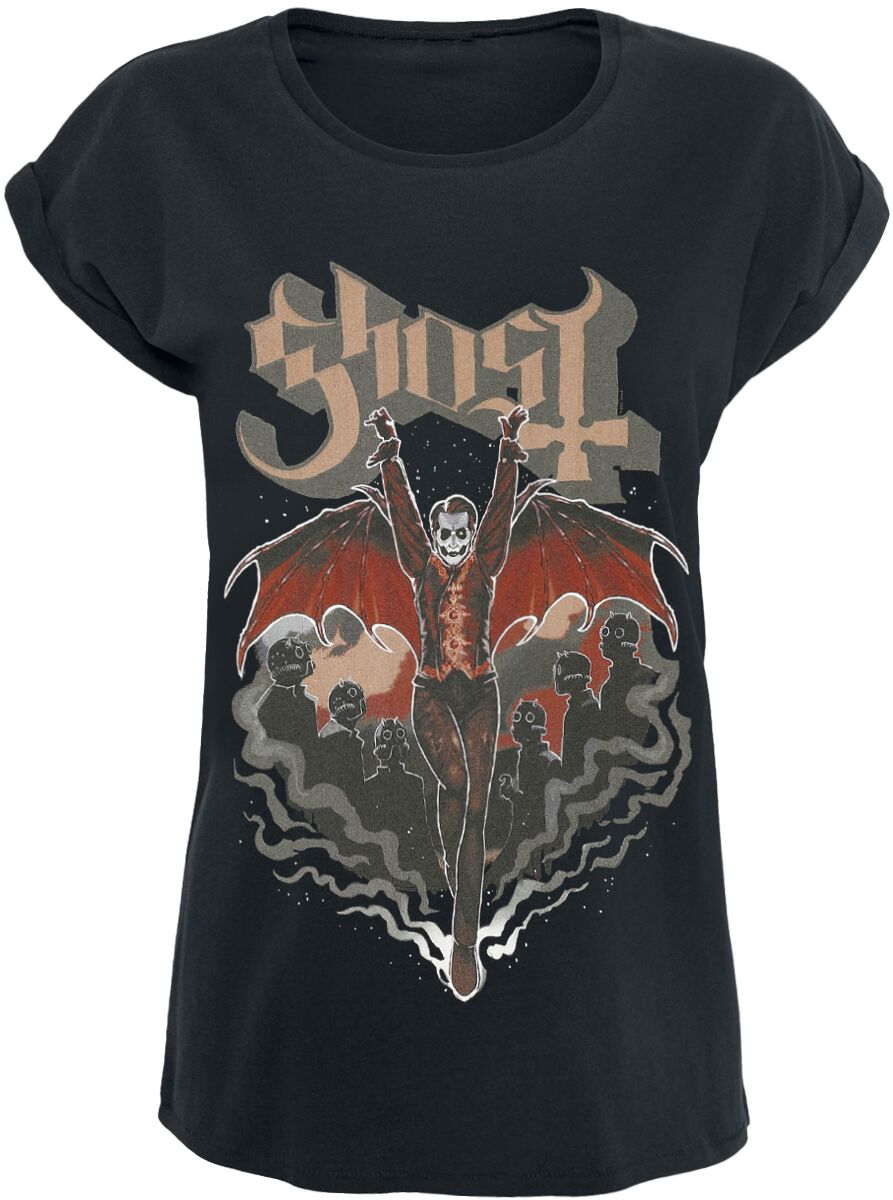 T-Shirt Manches courtes  de Ghost - Theatrical - S à 4XL - pour Femme - noir - Ghost