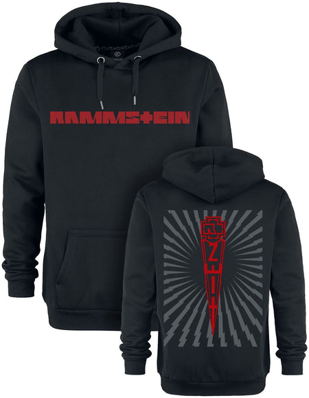 Sweat-shirt à capuche  de Rammstein - Zeit - S à 3XL - pour Homme - noir - Rammstein