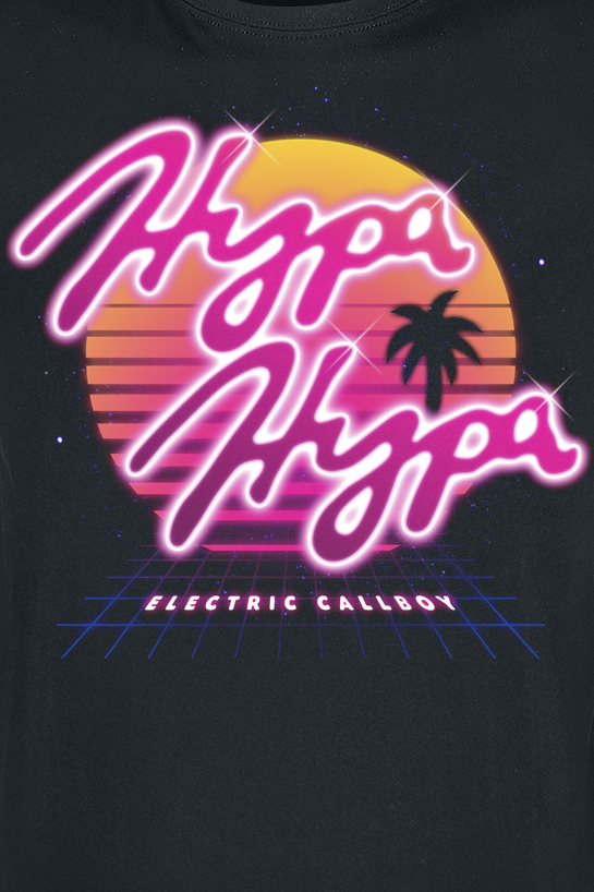 T-Shirt Manches courtes  de Electric Callboy - Hypa Hypa - S à 3XL - pour Homme - noir - Electric Callboy - View 2