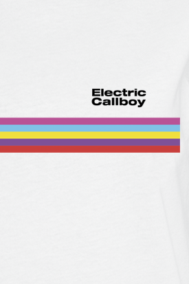T-Shirt Manches courtes  de Electric Callboy - Stripe - XS à XXL - pour Femme - blanc - Electric Callboy - View 2