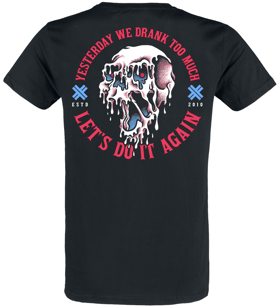 T-Shirt Manches courtes  de Electric Callboy - Let's Do It Again - S à 3XL - pour Homme - noir - Electric Callboy - View 2