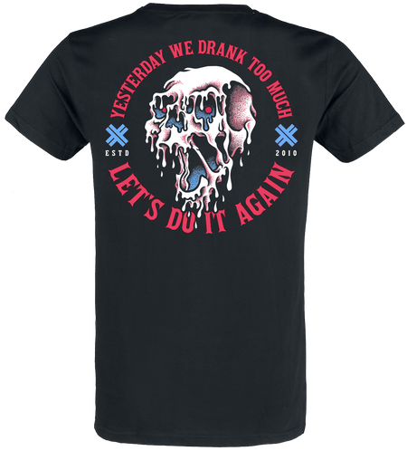T-Shirt Manches courtes  de Electric Callboy - Let's Do It Again - S à 3XL - pour Homme - noir - Electric Callboy - View 2
