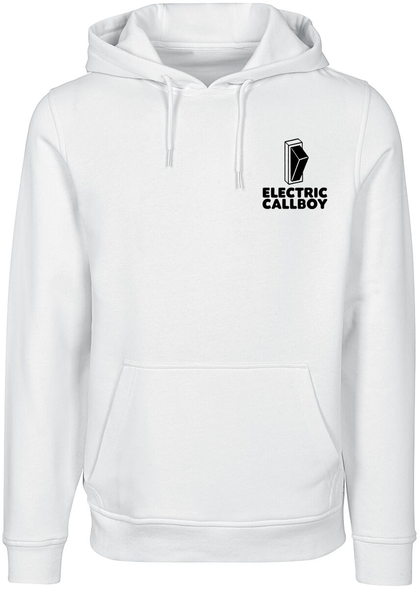 Sweat-shirt à capuche  de Electric Callboy - Hypa Hypa Switch - S à XXL - pour Homme - blanc - Electric Callboy