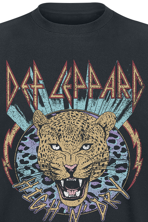T-Shirt Manches courtes  de Def Leppard - High N Dry Leopard - M à 3XL - pour Homme - noir - Def Leppard - View 2