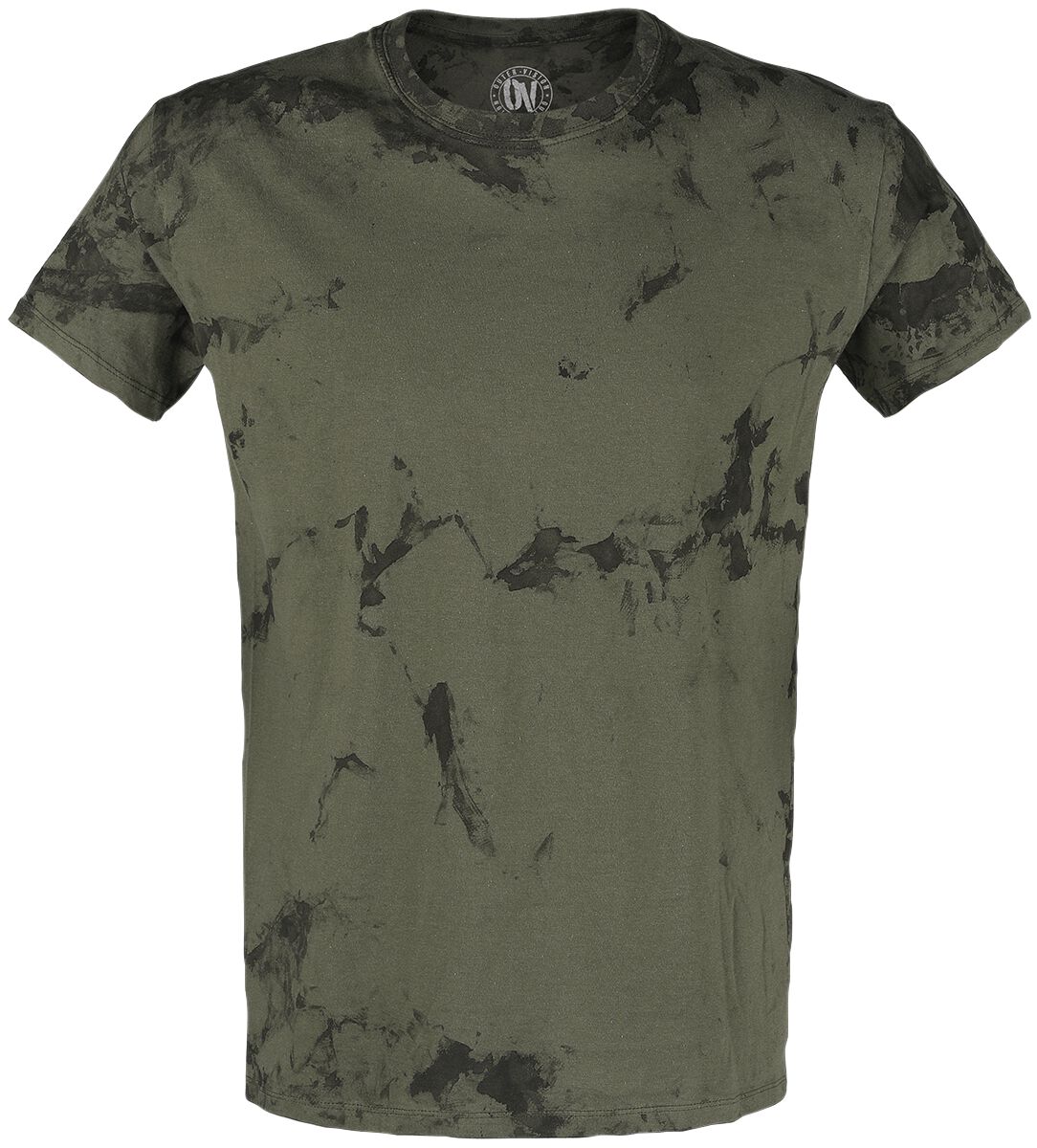 T-Shirt Manches courtes  de Outer Vision - T-Shirt Homme - S à XL - pour Homme - kaki - Outer Vision