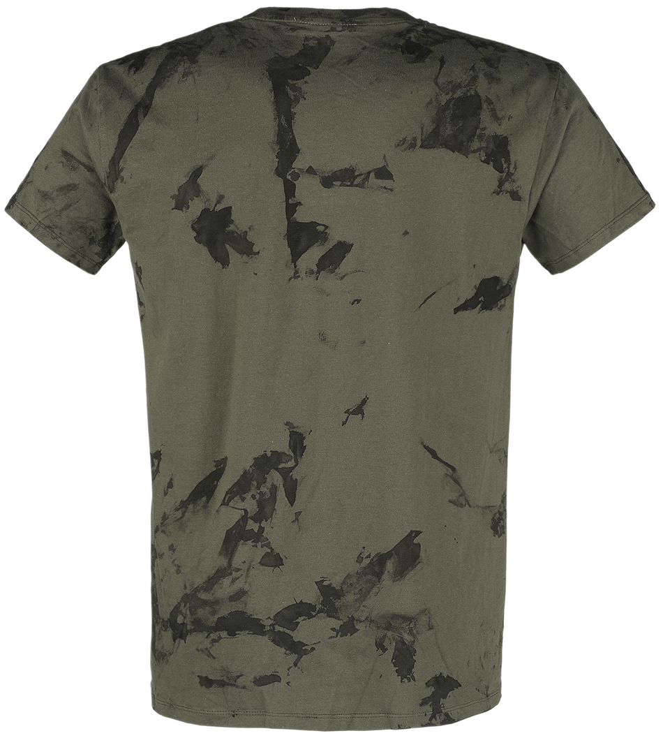 T-Shirt Manches courtes  de Outer Vision - T-Shirt Homme - S à XL - pour Homme - kaki - Outer Vision - View 2