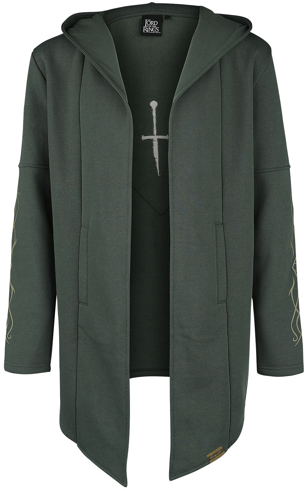 Sweat-shirt  de Le Seigneur Des Anneaux - Dunedain - S à XXL - pour Homme - olive - Le Seigneur Des Anneaux