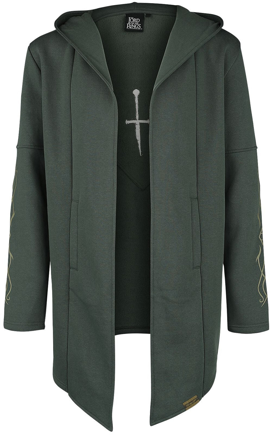 Sweat-shirt  de Le Seigneur Des Anneaux - Dunedain - S à XXL - pour Homme - olive - Le Seigneur Des Anneaux
