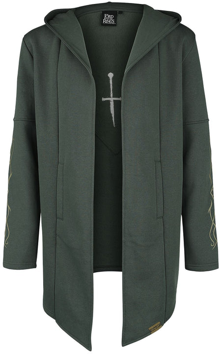 Sweat-shirt  de Le Seigneur Des Anneaux - Dunedain - S à XXL - pour Homme - olive - Le Seigneur Des Anneaux