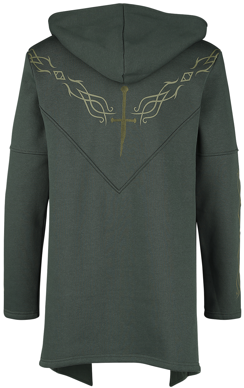 Sweat-shirt  de Le Seigneur Des Anneaux - Dunedain - S à XXL - pour Homme - olive - Le Seigneur Des Anneaux - View 2