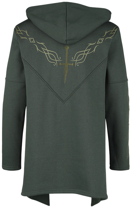 Sweat-shirt  de Le Seigneur Des Anneaux - Dunedain - S à XXL - pour Homme - olive - Le Seigneur Des Anneaux - View 2