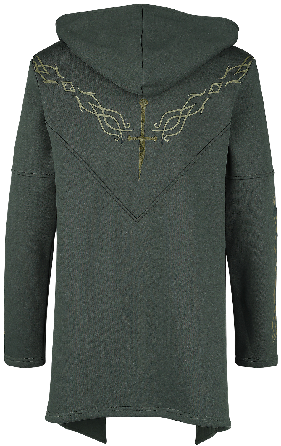Sweat-shirt  de Le Seigneur Des Anneaux - Dunedain - S à XXL - pour Homme - olive - Le Seigneur Des Anneaux - View 2