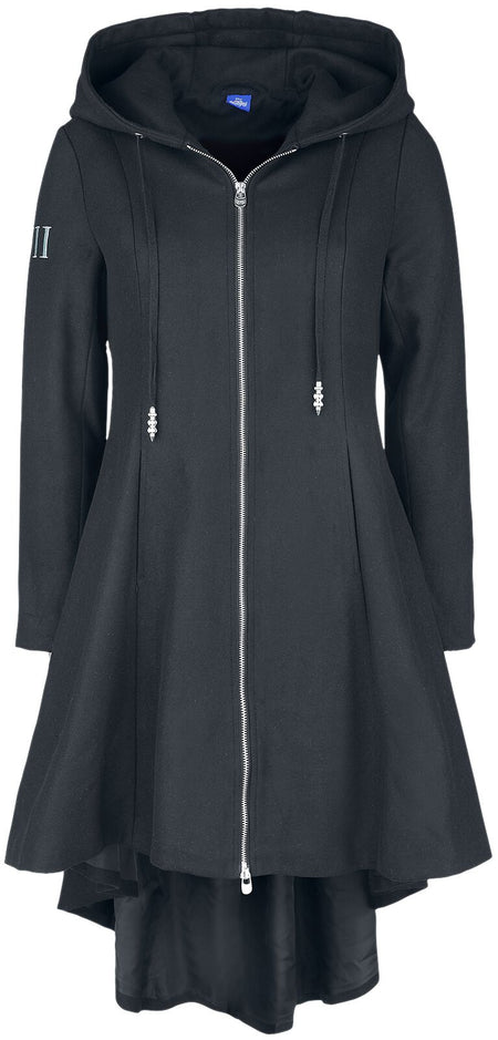 Manteau d'hiver Gaming de Kingdom Hearts - Organisation XIII - S à M - pour Femme - noir - Kingdom Hearts