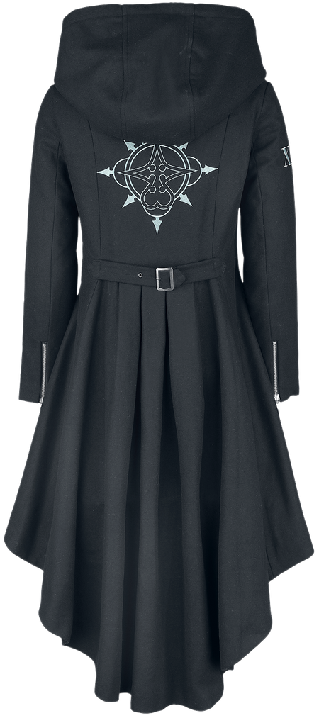 Manteau d'hiver Gaming de Kingdom Hearts - Organisation XIII - S à M - pour Femme - noir - Kingdom Hearts - View 2