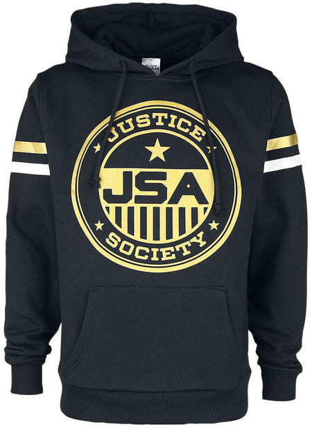 Sweat-shirt à capuche  de Black Adam - JSA Justice Society - S à M - pour Homme - noir - Black Adam