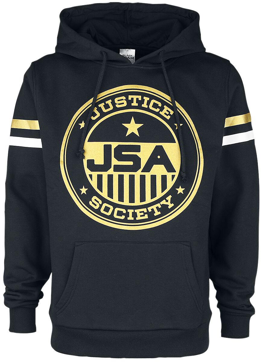 Sweat-shirt à capuche  de Black Adam - JSA Justice Society - S à M - pour Homme - noir - Black Adam