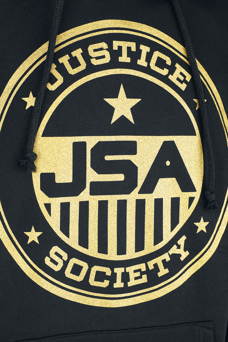 Sweat-shirt à capuche  de Black Adam - JSA Justice Society - S à M - pour Homme - noir - Black Adam - View 2