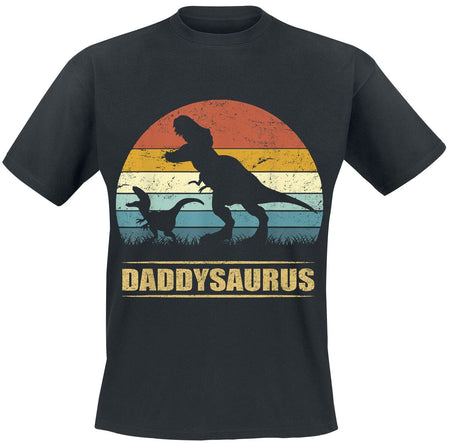 T-Shirt Manches courtes Fun de Familie & Freunde - Daddysaurus 3 - S à 4XL - pour Homme - noir - Familie & Freunde