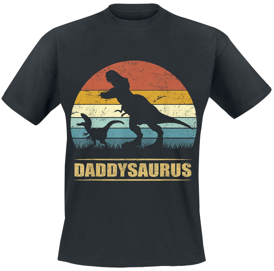 T-Shirt Manches courtes Fun de Familie & Freunde - Daddysaurus 3 - S à 4XL - pour Homme - noir - Familie & Freunde