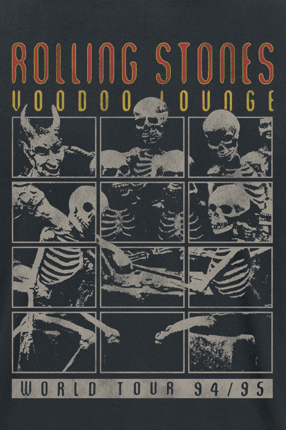T-Shirt Manches courtes  de The Rolling Stones - Voodoo Lounge World Tour - S à 3XL - pour Homme - noir - The Rolling Stones - View 2