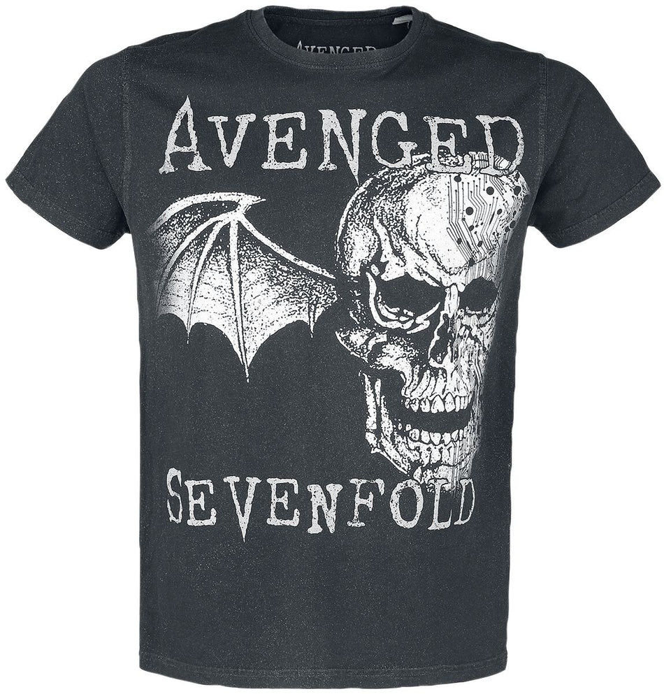 T-Shirt Manches courtes  de Avenged Sevenfold - Deathbat - S à XXL - pour Homme - noir - Avenged Sevenfold