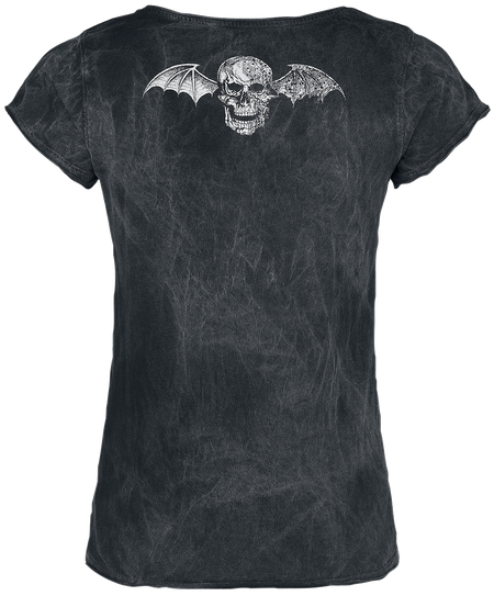 T-Shirt Manches courtes  de Avenged Sevenfold - Deathbat - S à XXL - pour Femme - noir - Avenged Sevenfold - View 2
