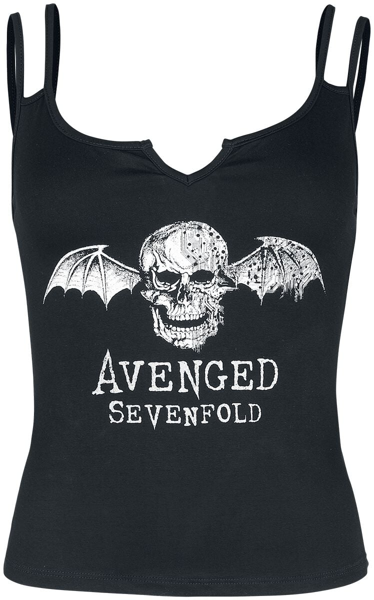 Top  de Avenged Sevenfold - Deathbat - S à XXL - pour Femme - noir - Avenged Sevenfold